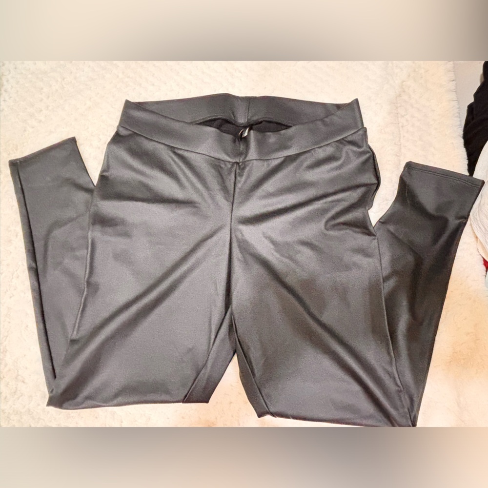 TORRID FAUX LEATHER LEGGINGS